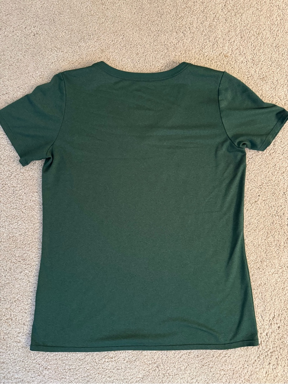 Nike Green and Yellow Athletics V-Neck Tee - Picture 3 of 3